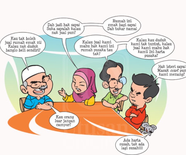 cara pembahagian harta pusaka