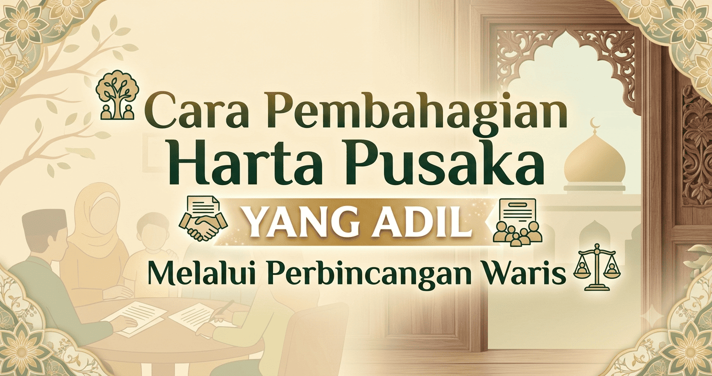 Cara pembahagian harta pusaka yang adil melalui perbincangan waris