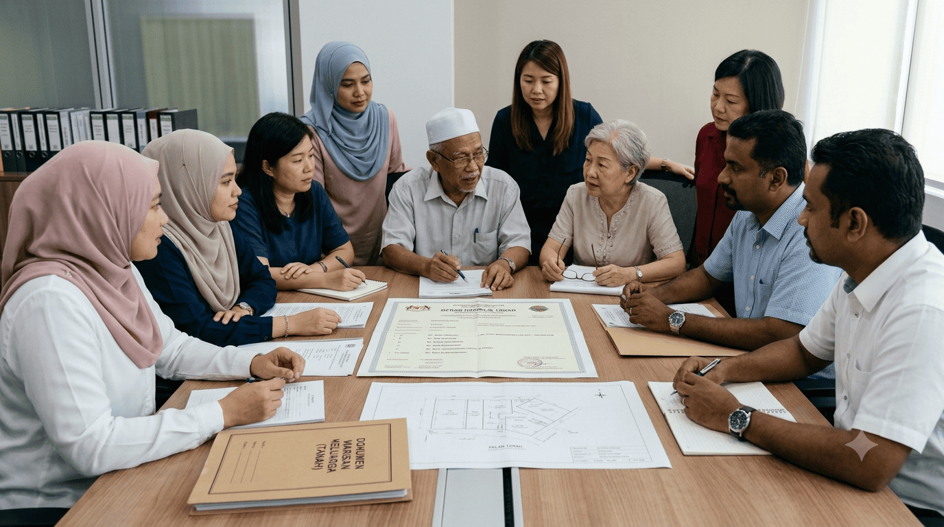 Geran tanah banyak nama dan pilihan pemilik bersama