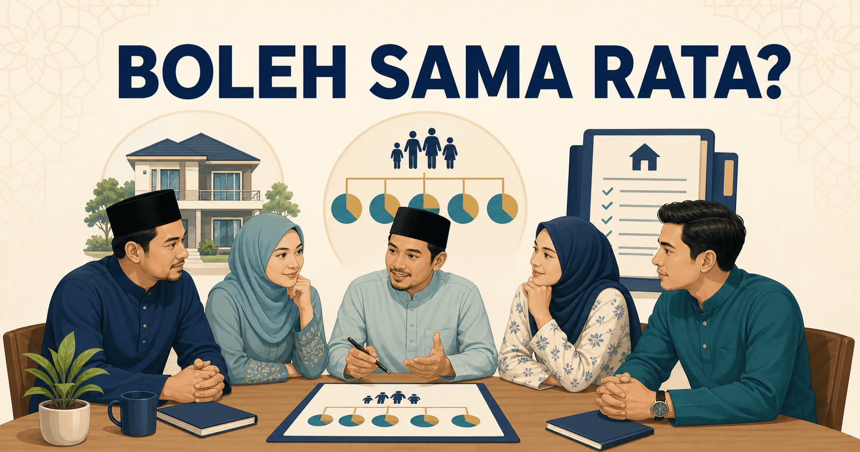 Pembahagian harta pusaka adik-beradik secara faraid dan muafakat