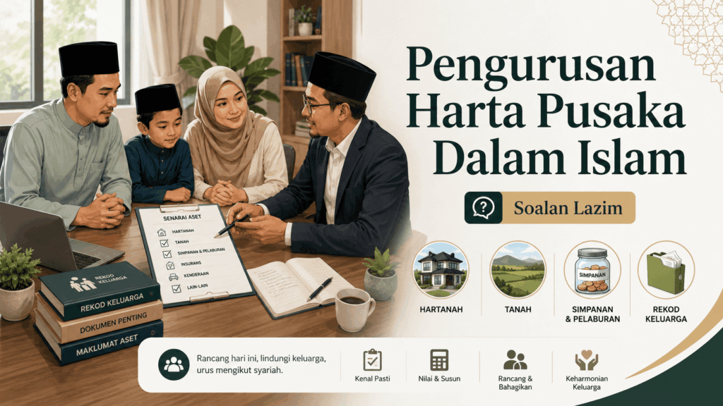 Pengurusan harta pusaka dalam Islam untuk waris di Malaysia