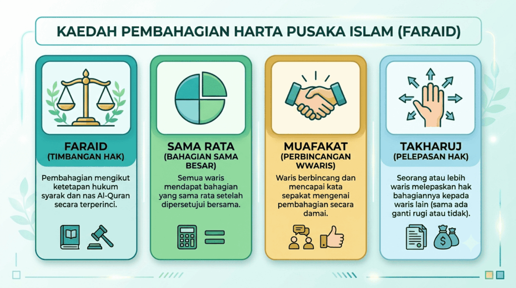 Cara pembahagian harta pusaka yang adil melalui perbincangan waris