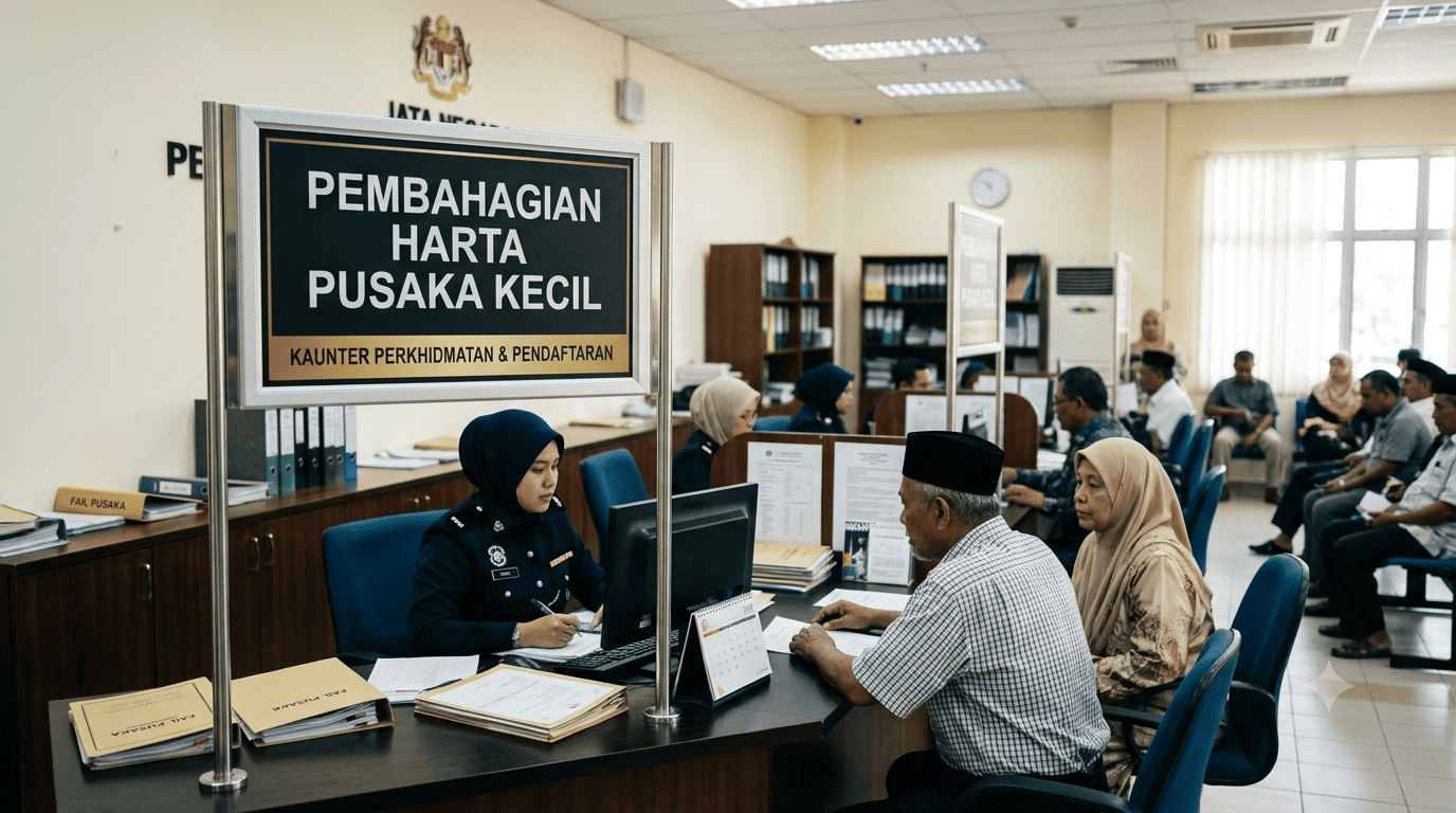 Permohonan pembahagian harta pusaka kecil melalui MyLAND