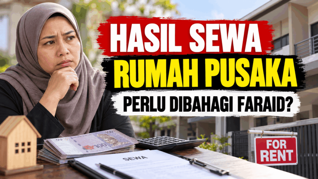Dokumen pusaka, kunci rumah dan rekod hasil sewa rumah selepas kematian