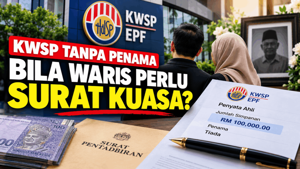 Waris menyemak pengeluaran KWSP tanpa penama dan Surat Kuasa