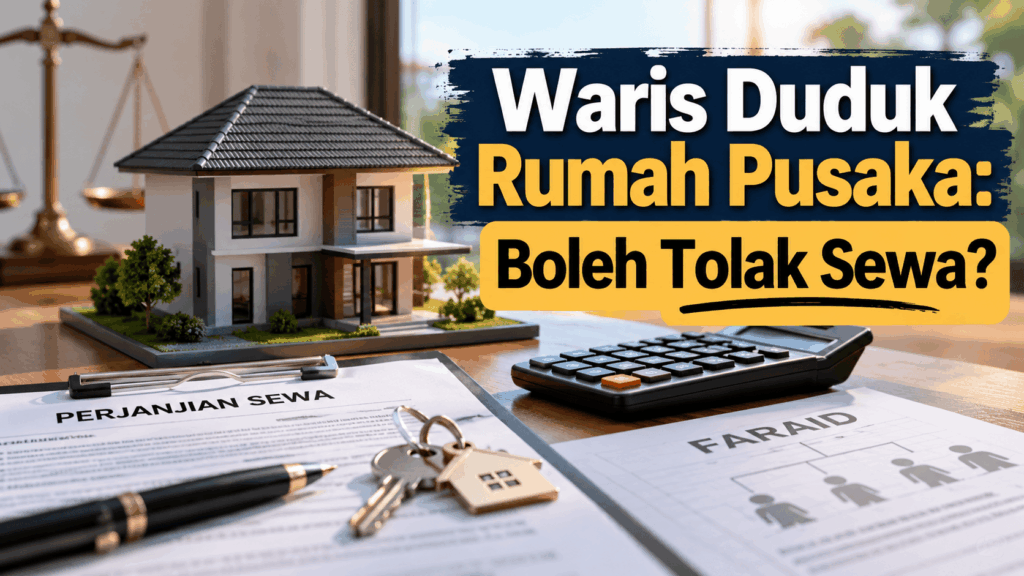 Waris duduk rumah pusaka dan pertikaian tuntutan sewa sebelum pembahagian